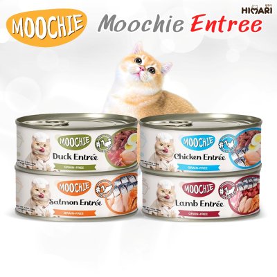 อาหารเปียกแมว Moochie Entree ขนาด 156 g. (แบบกระป๋อง)