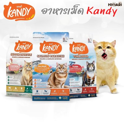 อาหารแมวโฮลิสติก Kandy แคนดี้ ขนาด 1.5 Kg