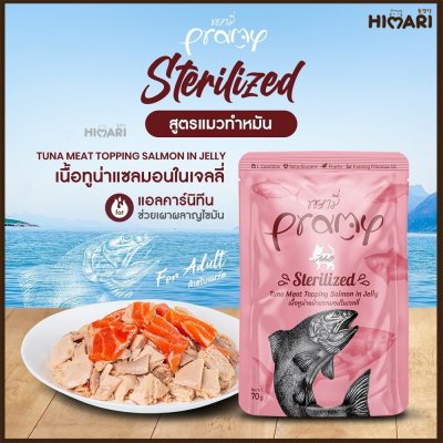 อาหารเปียกแมวพรามี่ Pramy ขนาด 70 กรัม