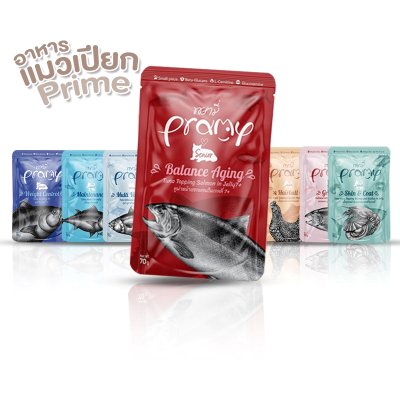 อาหารเปียกแมวพรามี่ Pramy ขนาด 70 กรัม