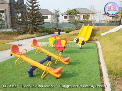 SC Asset - บางกอกบูเลอวาร์ด ติดตั้งของเล่นสนาม