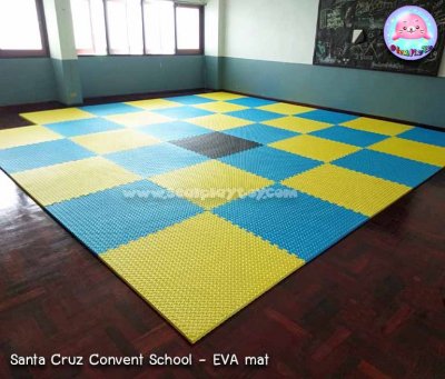 โรงเรียนซางตาครูสคอนแวนต์ ติดตั้งพื้นโฟม EVA 