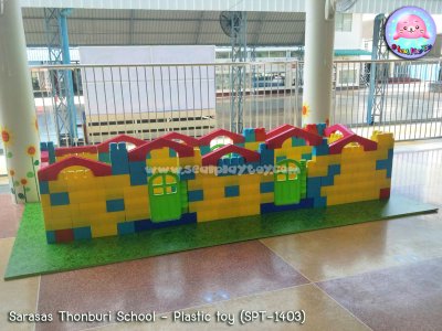 โรงเรียนสารสาสน์ธนบุรี ติดตั้งของเล่นพลาสติก (SPT-1403)
