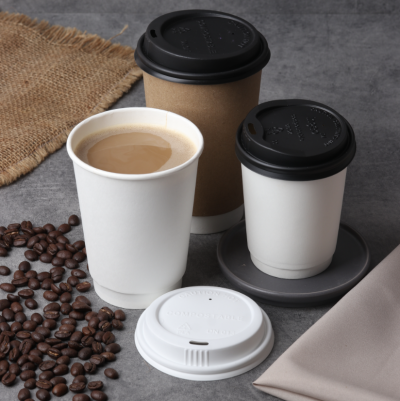 Bio Paper Double wall Hot cup 16oz.