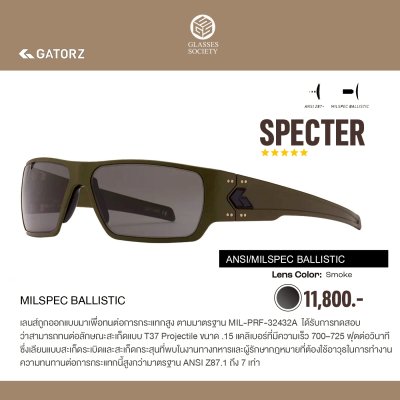 Gatorz MILSPEC BALLISTIC SPECTER