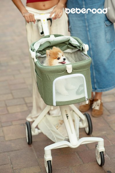 Beberoad TT Lightweight Pet Stroller - Beige