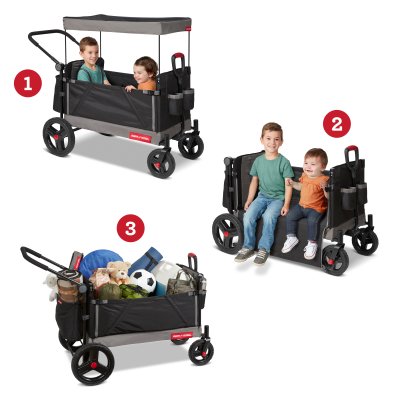 Radio Flyer Traveler Stroll N Wagon #3974