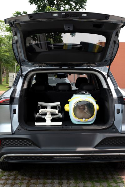 Aimile รถเข็นติดแอร์ สำหรับน้องหมา น้องแมว