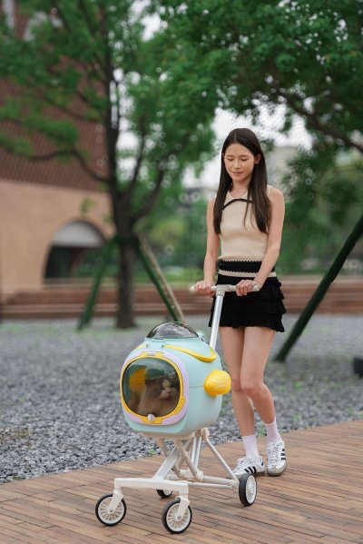 Aimile รถเข็นติดแอร์ สำหรับน้องหมา น้องแมว Aimile รถเข็นติดแอร์ สำหรับน้องหมา น้องแมว