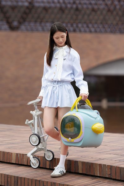 Aimile รถเข็นติดแอร์ สำหรับน้องหมา น้องแมว