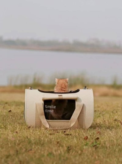 Smile Time กระเป๋ารุ่น Autumn สีครีม ไซส์ M