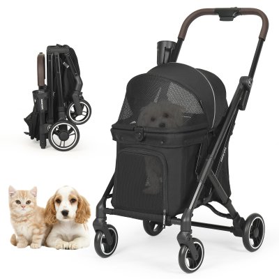 Beberoad X1 Medium Pet Stroller- Black
