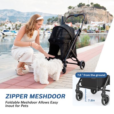 Beberoad X1 Medium Pet Stroller- Black