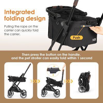Beberoad X2 3in1 Pet Stroller