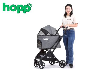 Hopp รถเข็นสัตว์เลี้ยงรุ่น Carry 3IN1 Hopp รถเข็นสัตว์เลี้ยงรุ่น Carry 3IN1