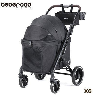 Beberoad X6 Luxury Medium Stroller | One-Second Fold Design | 180° Canopy