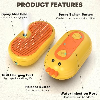 L&W Bros หวีสปา Multifunction Spay Pet  Brush