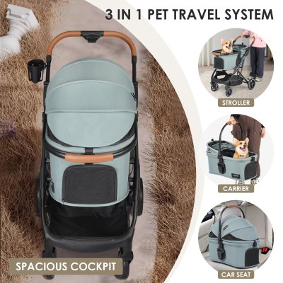 Beberoad T6 3IN1 ไซส์ใหญ่ รับได้60kg ถอดตะกร้าแยกได้