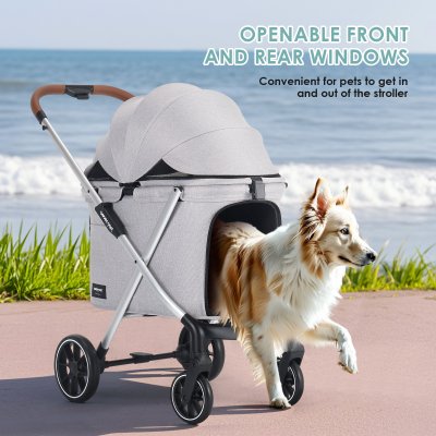 Beberoad X6 Luxury Medium Stroller | One-Second Fold Design | 180° Canopy