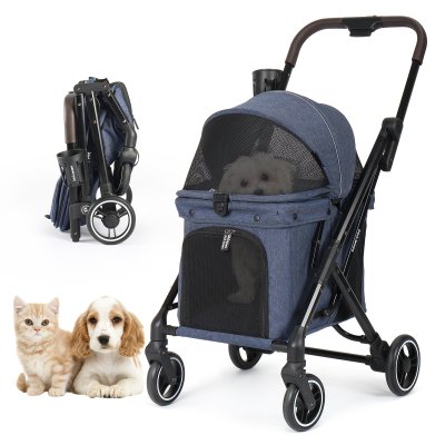 Beberoad X1 Medium Pet Stroller- Blue Beberoad X1 Medium Pet Stroller- Blue