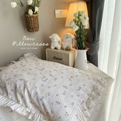 Lace Reverie Ruffled Pillowcases