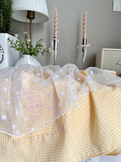 Yellow Cheese Half Apron