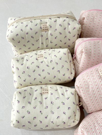 Violet Rose Pouch bag