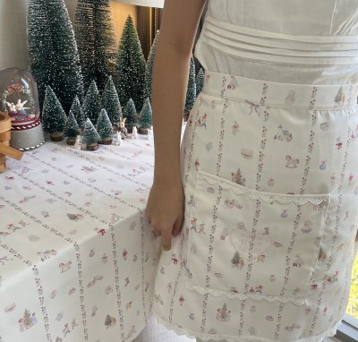 Christmas  Story Tales Half Apron