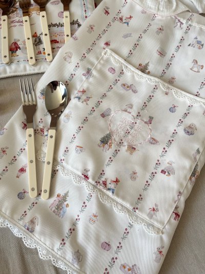 Christmas  Story Tales Half Apron