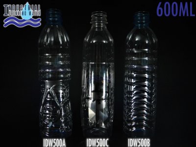 ขวดน้ำดื่มขนาด 600 mL.
