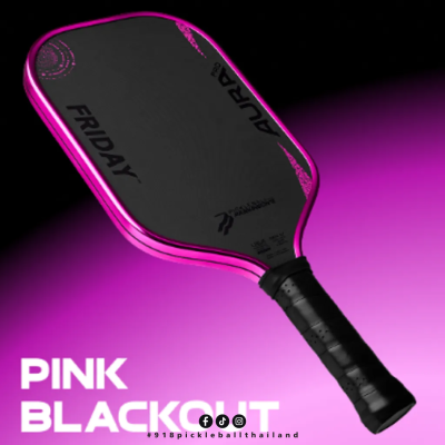 ไม้ พิกเกิลบอล ขนาด 16 มม. The Friday Aura Pro Pink Blackout 16mm Elongated
