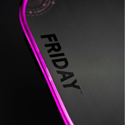 ไม้ พิกเกิลบอล ขนาด 16 มม. The Friday Aura Pro Pink Blackout 16mm Elongated