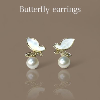 Butterfly earrings