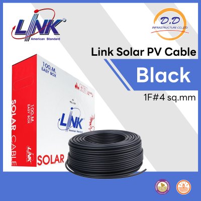 Link Solar PV Cable Black 1F#4 sq.mm