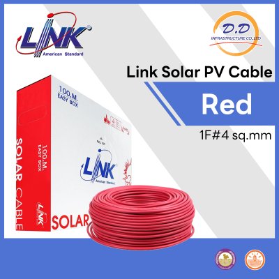 Link Solar PV Cable Red 1F#4 sq.mm