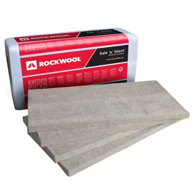 ROCKWOOL ฉนวนกันเสียง ร็อควูล Safe 'n' Silent Pro330 1200x400x50 มม. (แพ็ค 6 ชิ้น)