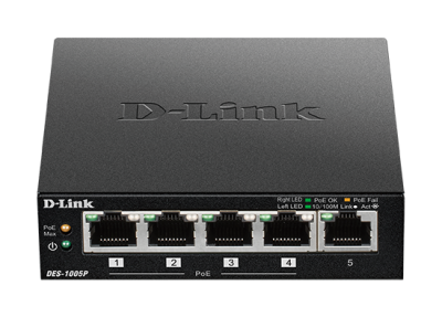  D-Link DES-1005P Front