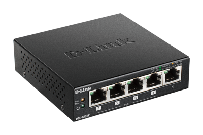  D-Link DES-1005P Side