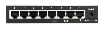 D-Link DES-1008PA Back