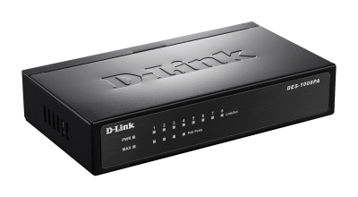 D-Link DES-1008PA Side