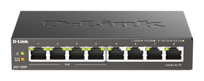 D-Link DGS-1008P Front