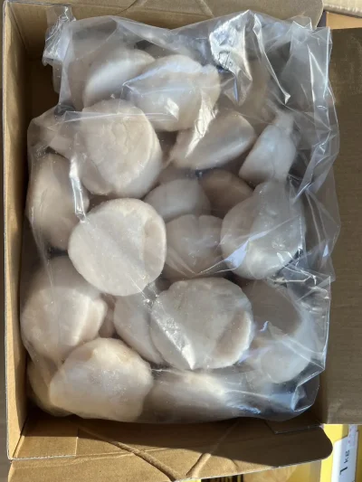 หอยเชลล์ (Frozen Scallop) 1 Kg./ Pack