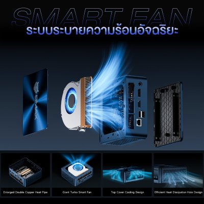 BMAX B11 Power Intel Ultra 7 155H Ai GPU RAM 24GB DDR5 + SSD 1TB