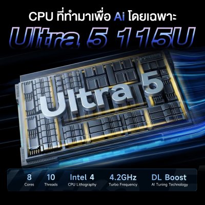 BMAX B11 Pro  Ultra 5 115U Ai Cpu RAM 16GB DDR5 + SSD 512GB