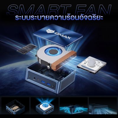 BMAX B11 Pro  Ultra 5 115U Ai Cpu RAM 16GB DDR5 + SSD 512GB