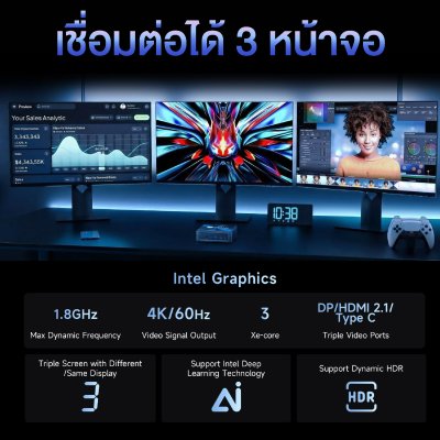 BMAX B11 Pro  Ultra 5 115U Ai Cpu RAM 16GB DDR5 + SSD 512GB