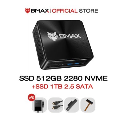 BMAX B7A Pro AMD Ryzen 5 7430U 16GB + 512GB