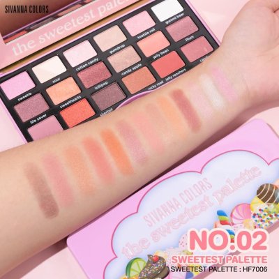 Sivanna Colors อายพาเลทซีเวนน่า สินค้าดังระดับตำนาน  : HF7006