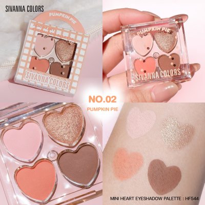 Sivanna Colors MINI HEART EYESHADOW PALETTE : DEP544