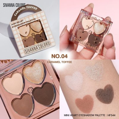Sivanna Colors MINI HEART EYESHADOW PALETTE : DEP544